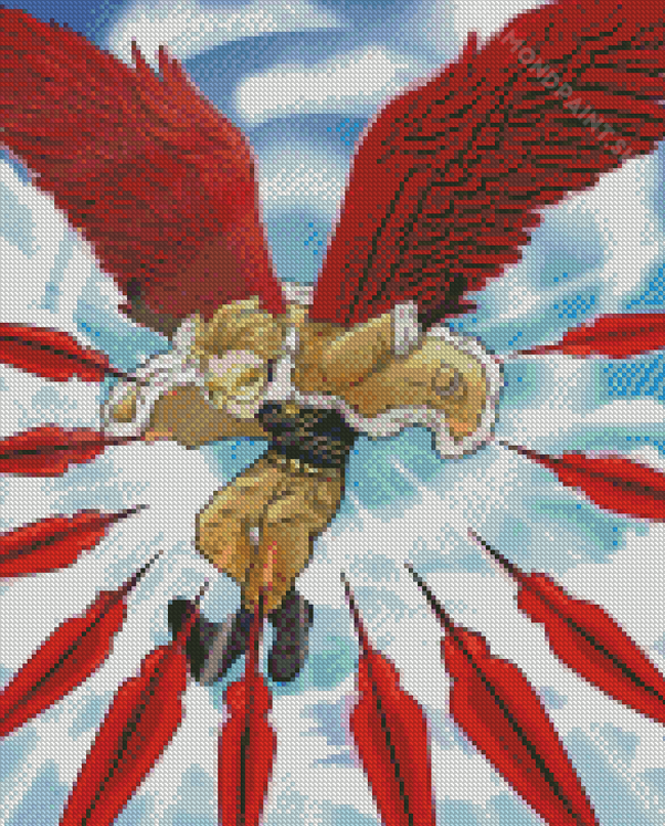 Hawks My Hero Academia Anime - Diamond Paintings 